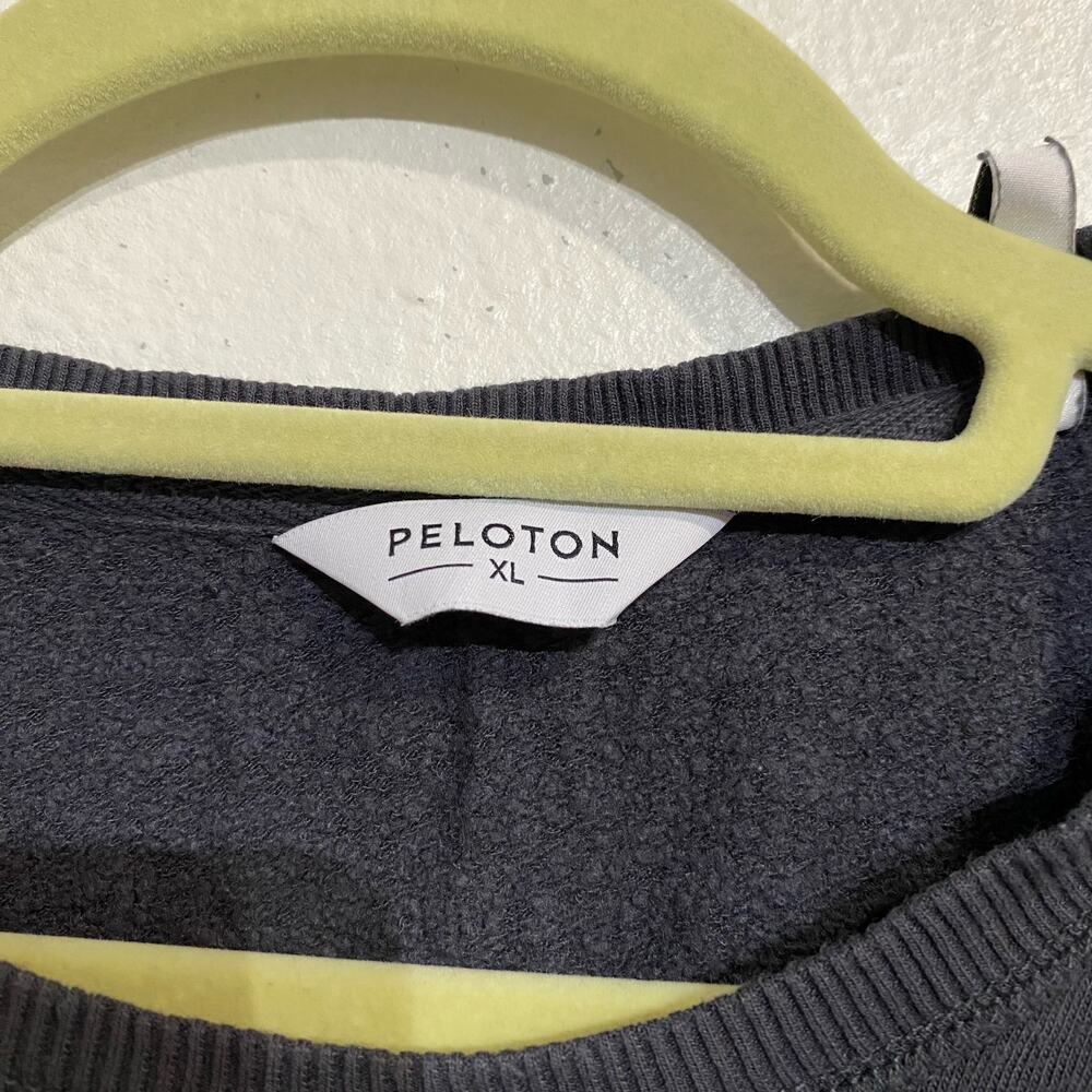 Peleton Gray Weekender Side Slit Pullover Sweater… - image 5